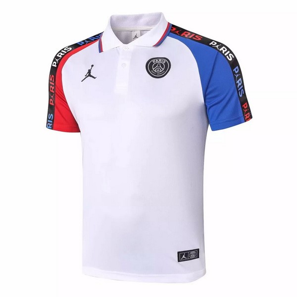 Polo Paris Saint Germain 2020/21 Blanco Rojo Azul